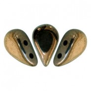 Les perles par Puca® Amos Perlen Dark gold bronze 23980/14485